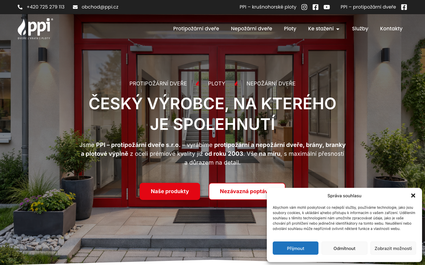 Náhled webu ppi.cz
