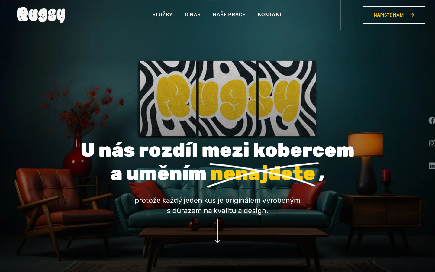 Náhled webu rugsy.cz